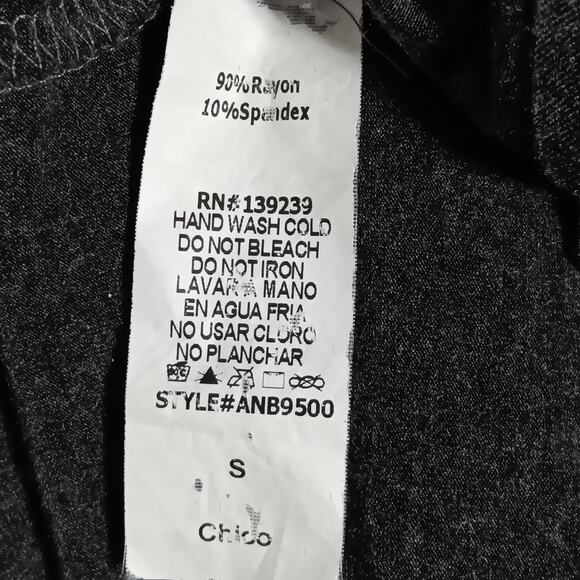 ANGL Bodycon Assymetrical Dress Size Small Wrap Zipper Pullover 3/4 Sleeve - Picture 11 of 12